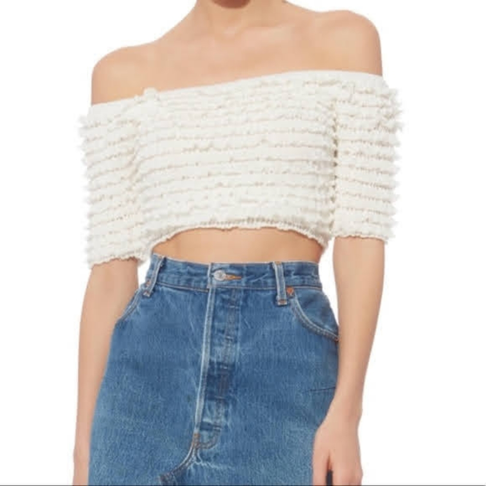 NWT ruffled top